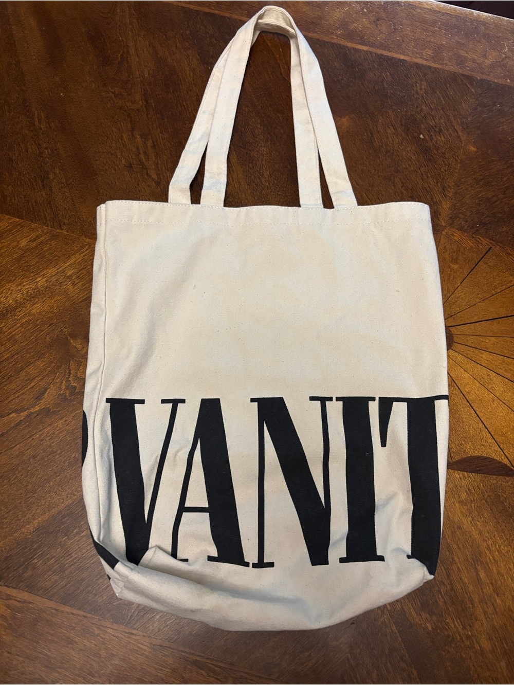 Canvas Vanity Fair Tote Bag